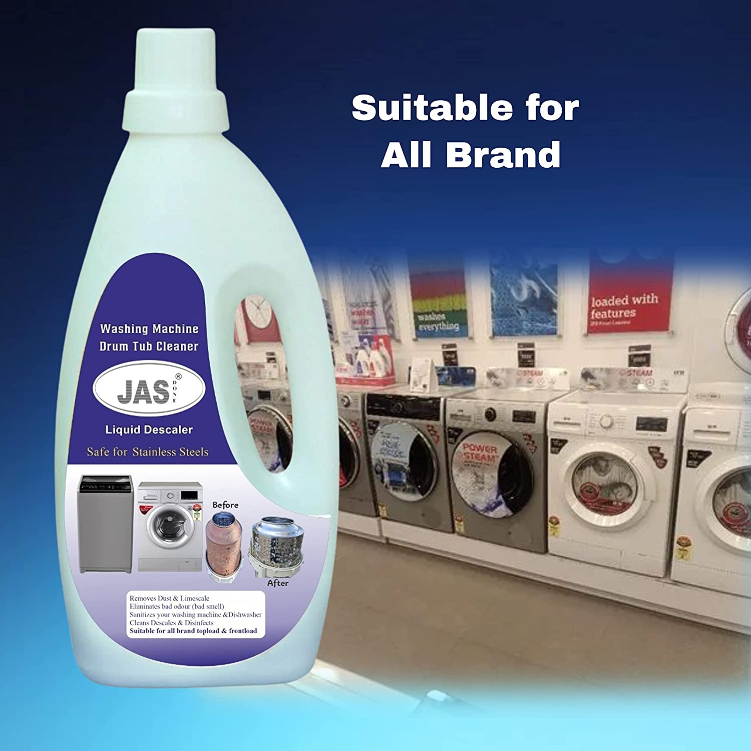 Lg washing online machine cleaning liquid